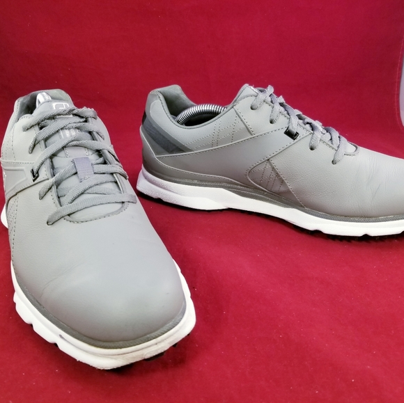 FOOTJOY PRO/SL 53847 SPIKELESS GOLF TEACHER SHOES GRAY SIZE 8 EUC - Picture 6 of 10